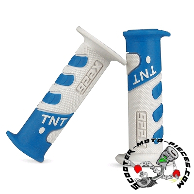 Poignées TNT Cross 922X Blanc/Bleu Ciel