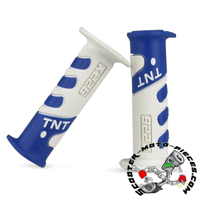 Poignées TNT Cross 922X Blanc/Bleu