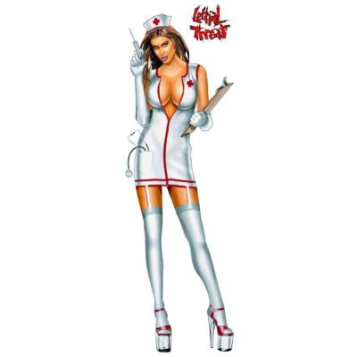 Autocollant Lethal Threat Naughty Nurse